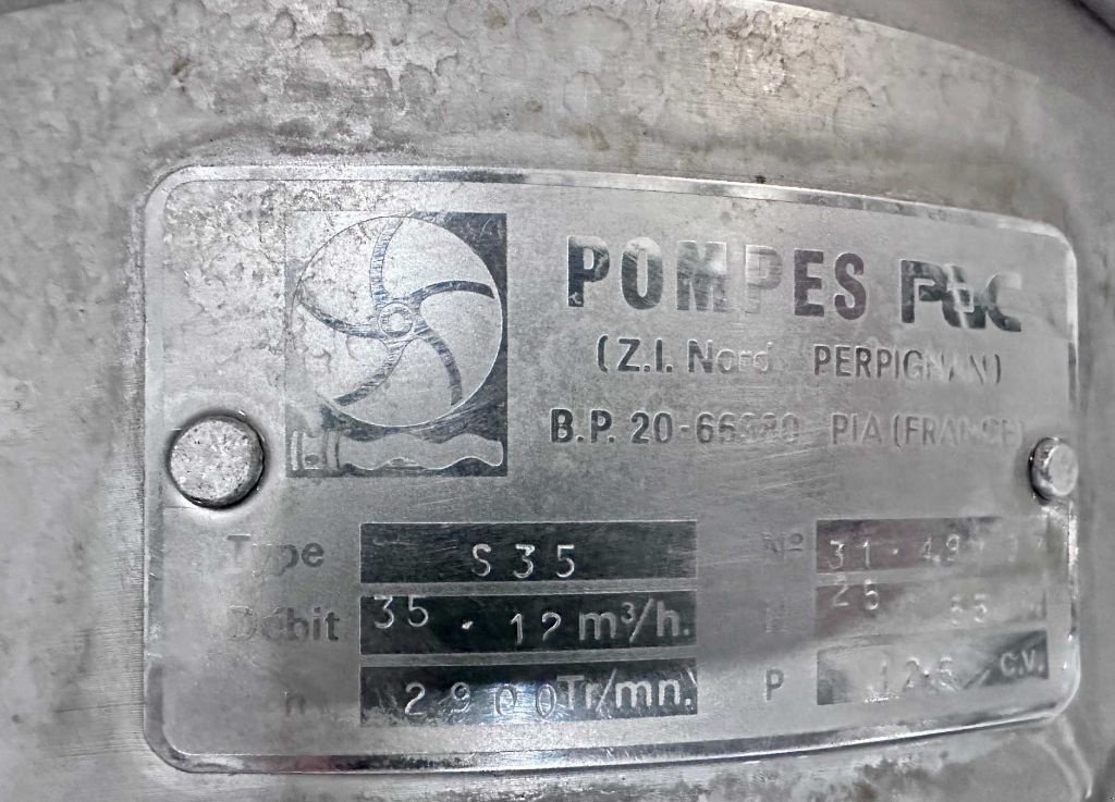 Beregnungspumpe типа Sonstige | PAC - Pompe inox centrifuge - 35.12 m3/h, Gebrauchtmaschine в Monteux (Фотография 3)